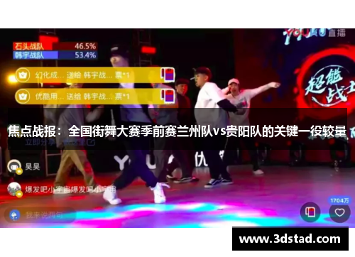 焦点战报：全国街舞大赛季前赛兰州队vs贵阳队的关键一役较量
